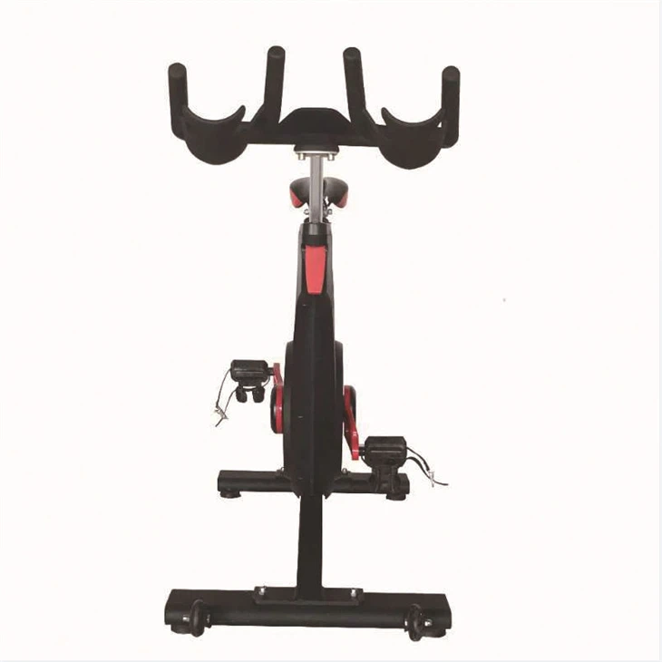 black gym exercise bike